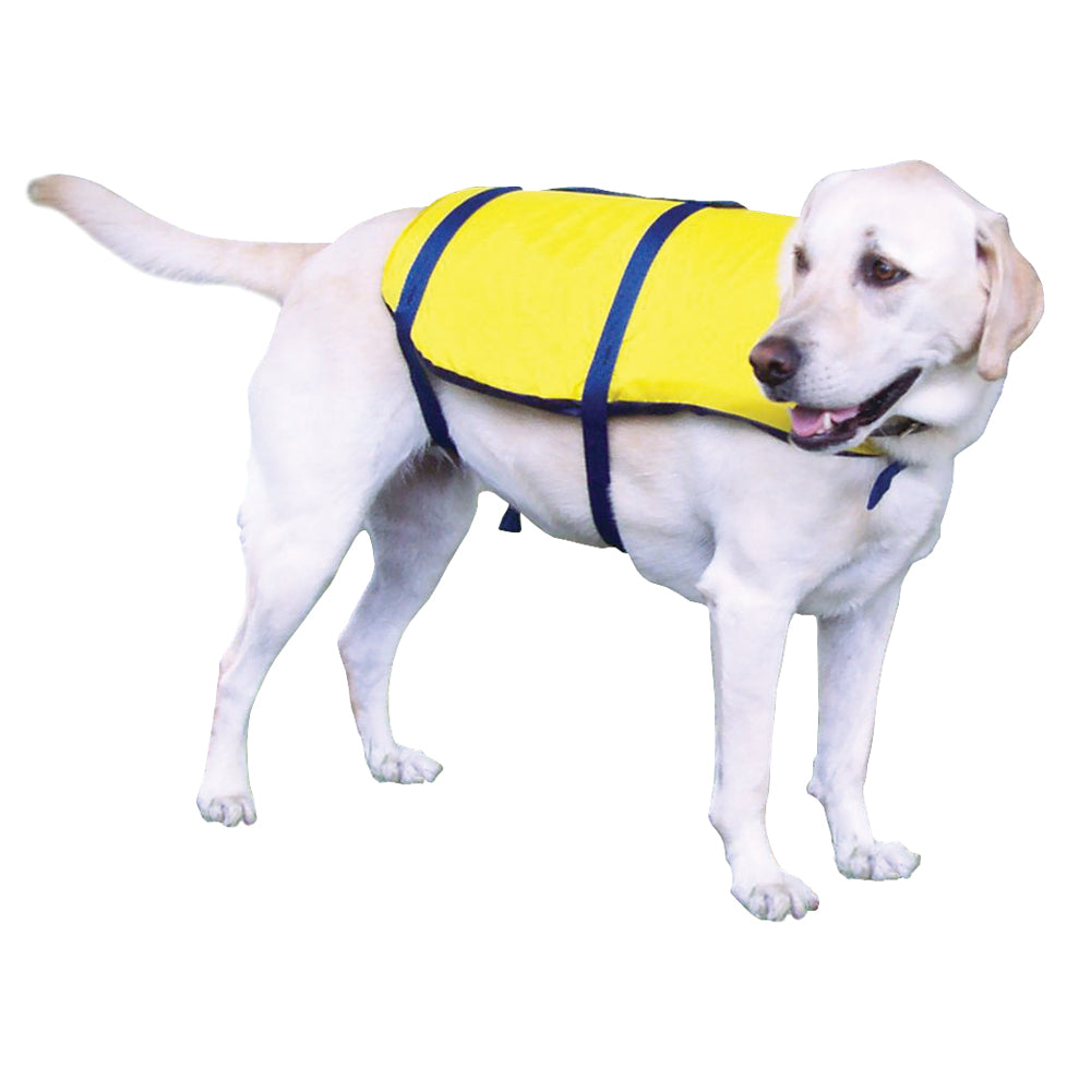 Onyx Outdoor Onyx Nylon Pet Vest - X-Large - Yellow — marine outdoor