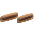 Whitecap Teak Oval Drawer Pull - 4"L - 2 Pack — marine teak