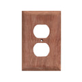 Whitecap Teak Outlet Cover/Receptacle Plate — marine teak