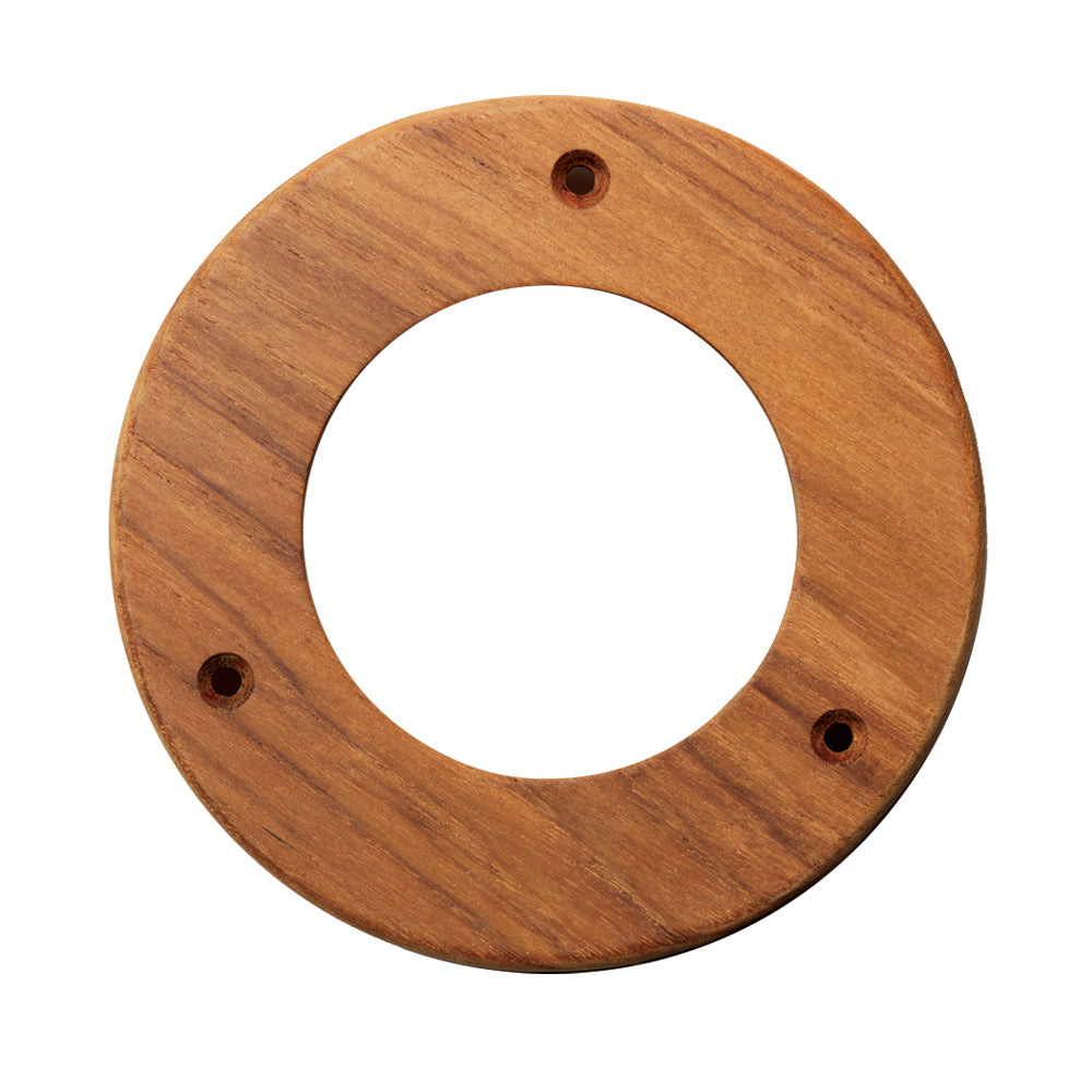 Whitecap Teak Trim Ring - 4" Inner Diameter Opening — marine teak