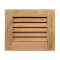 Whitecap Teak Louvered Insert - 7-1/2" x 9-1/8" x 3/4" — marine teak