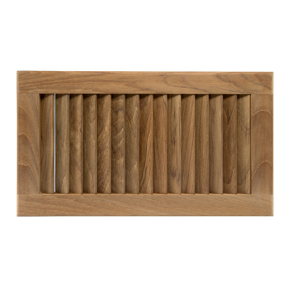 Whitecap Teak Louvered Insert - 16" x 9-1/8" x 3/4" — marine teak