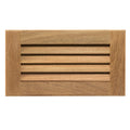 Whitecap Teak Louvered Insert - 6-3/8" x 11-3/16" x 3/4" — marine teak