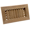 Whitecap Teak Air Conditioning Vent - 9-3/4" x 5-3/4" x 1-1/2" — marine teak