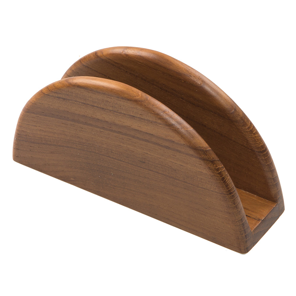 Whitecap Teak Napkin Holder — marine teak