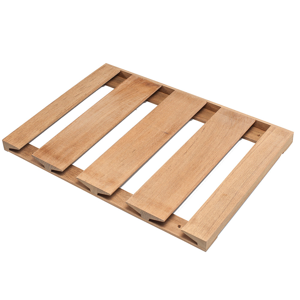 Whitecap Teak Overhead Wineglass Rack — marine teak