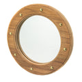 Whitecap Teak Porthole Mirror — marine teak