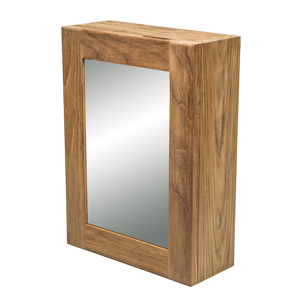 Whitecap Teak Medicine Chest w/Mirror — marine teak
