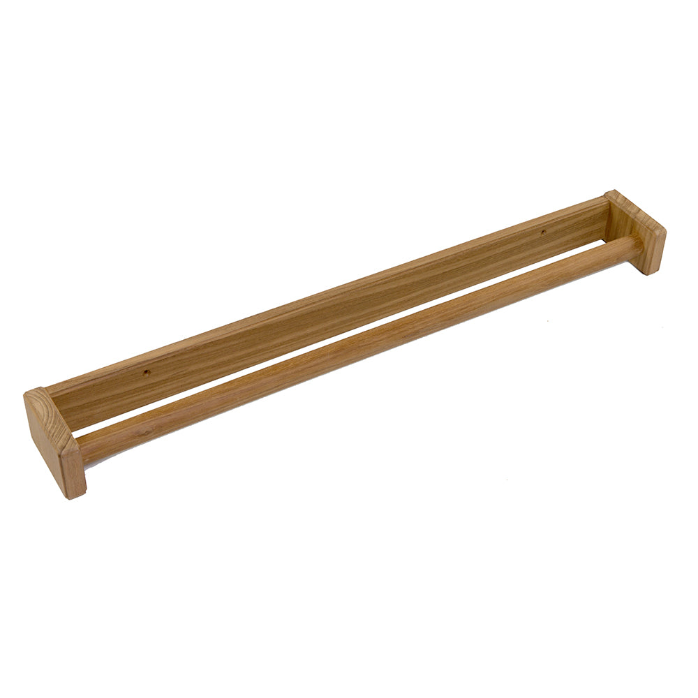 Whitecap Teak Long Towel Rack - 22" — marine teak