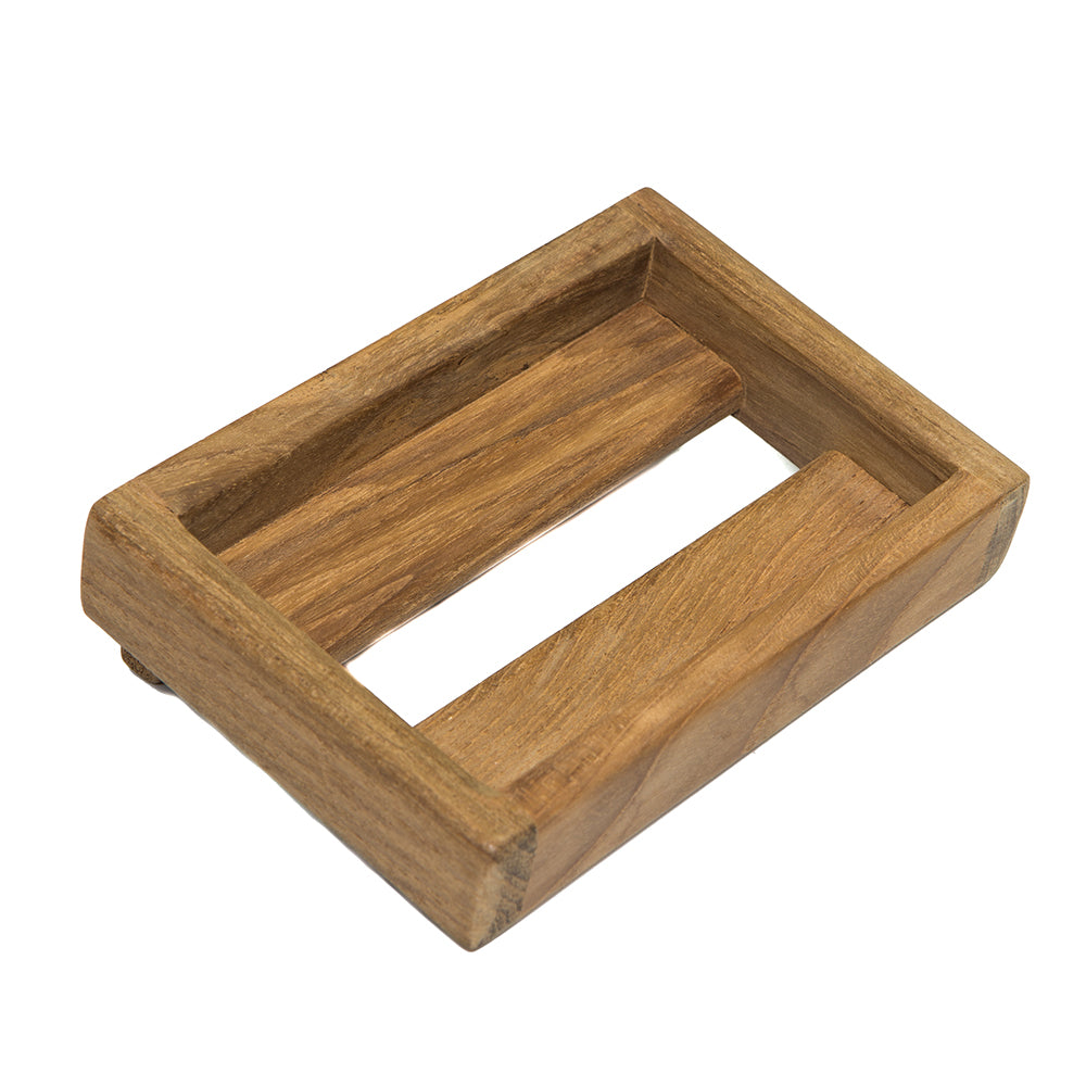 Whitecap Teak Soap Dish — marine teak