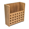 Whitecap Teak Grate Front Magazine Rack — marine teak