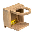 Whitecap Teak Folding Drink Holder — marine teak