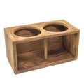 Whitecap Teak 2-Drink Rack — marine teak