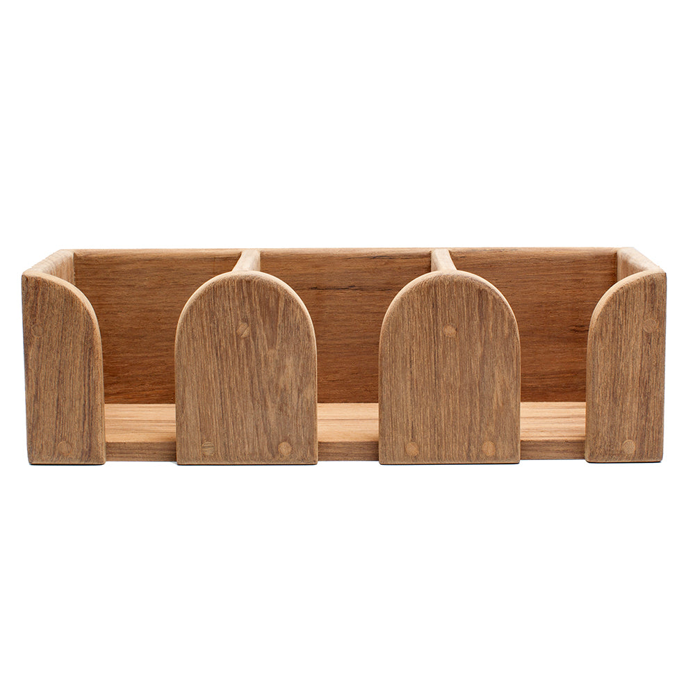 Whitecap Teak THree Mug Rack — marine teak
