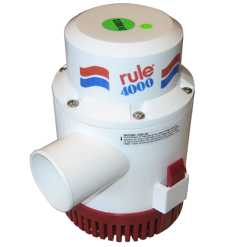 Rule 4000 Non-Automatic Bilge Pump - 24V — marine bilge pumps