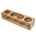 Whitecap Teak Four Insulated Drink/Binocular Rack — marine teak