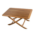 Whitecap Teak Large Adjustable Slat Top Table — marine teak