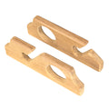 Whitecap Teak Two-Rod Storage Rack - Pair — marine teak