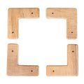 Whitecap Teak Cooler/Box Chocks - 4 Pack — marine teak