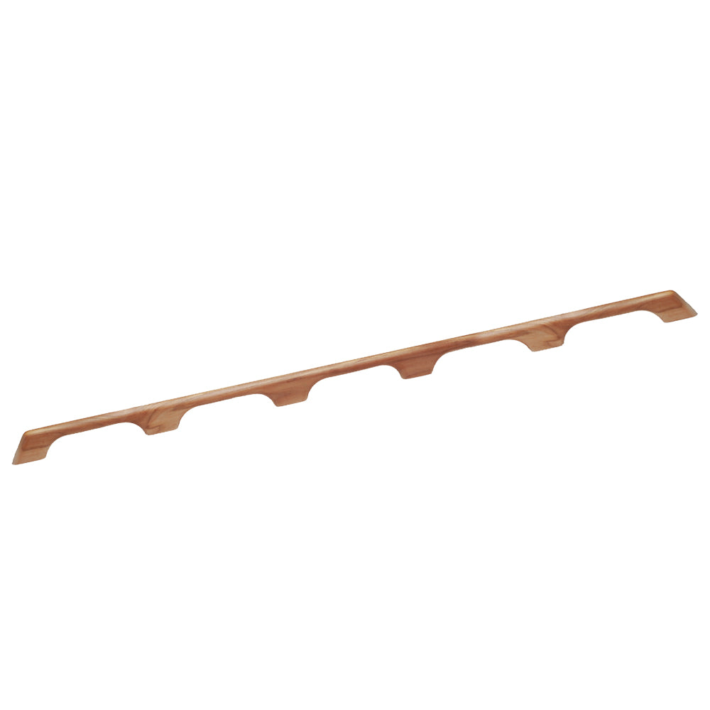 Whitecap Teak Handrail - 5 Loops - 53"L — marine grab handles