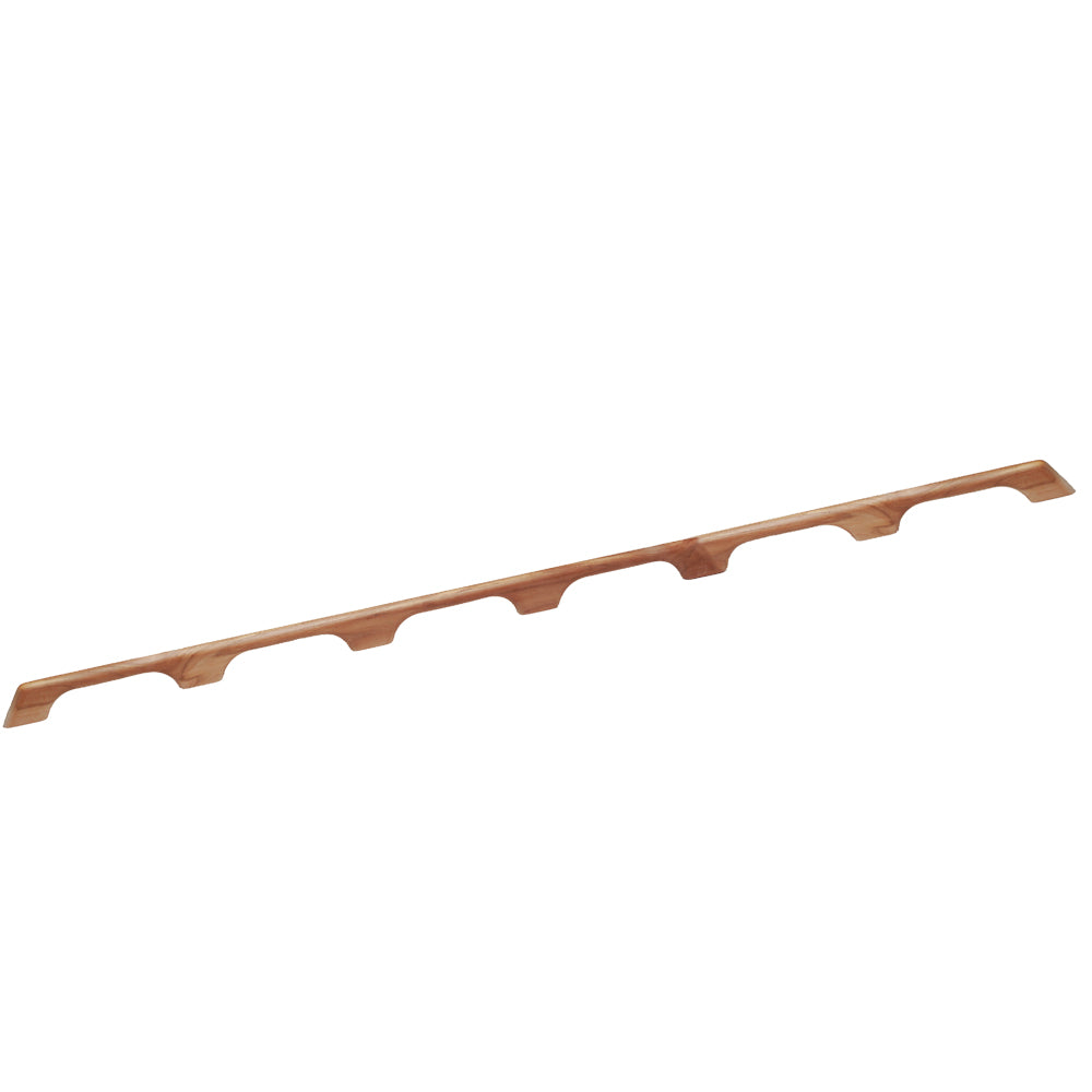 Whitecap Teak Handrail - 6 Loops - 63"L — marine grab handles