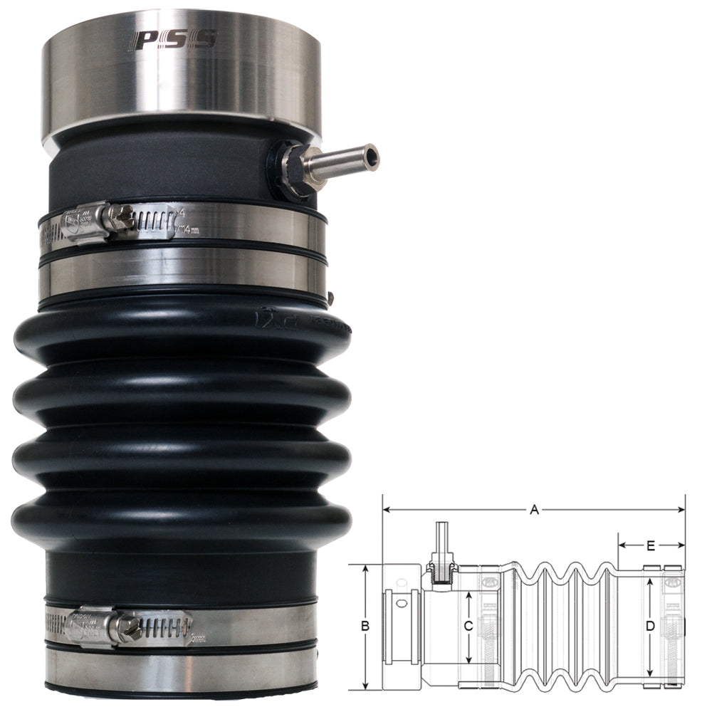 PSS Shaft Seal 2" Shaft 3-¼" Tube — marine shaft seals