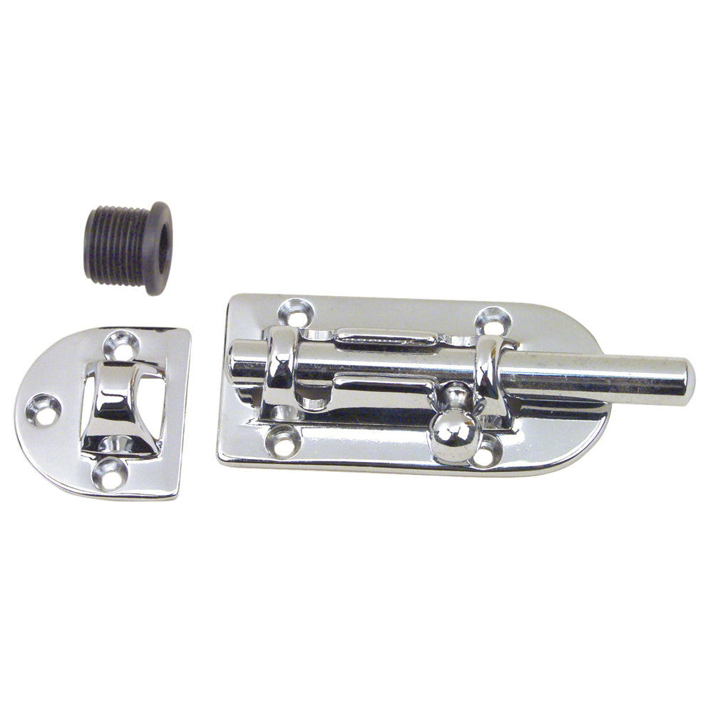 Perko 3" Chrome Barrel Bolt — marine latches