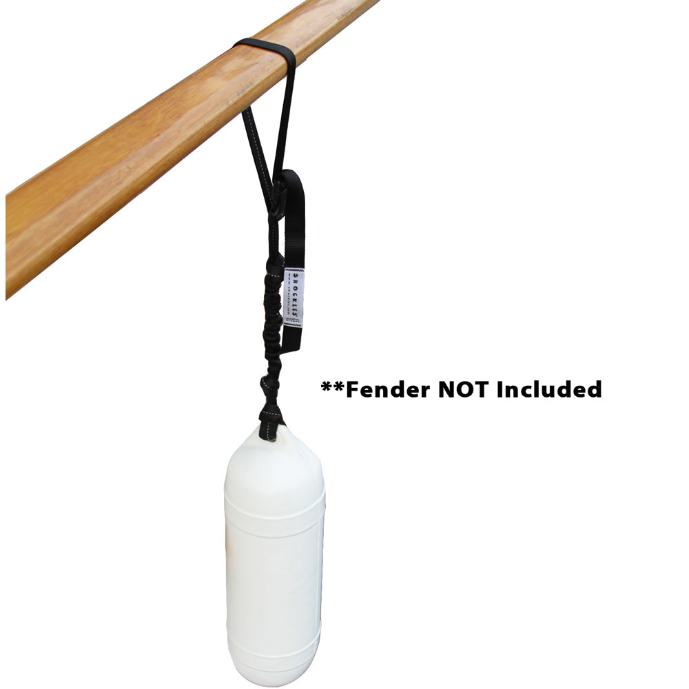 Davis Instruments Davis Shockles FenderFriend - Twin Eye - Black — marine fender accessories