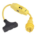 Marinco Dockside 30A to 15A Adapter with GFI — marine shore power