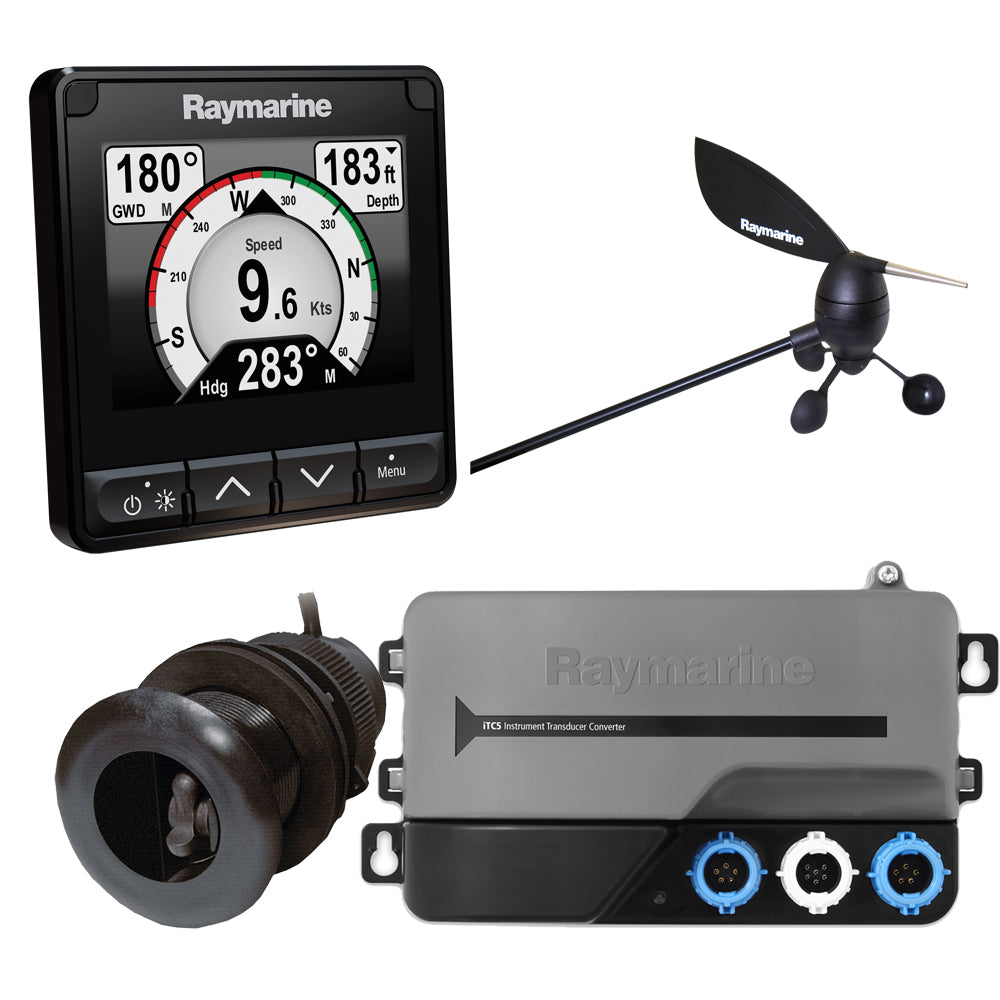 Raymarine i70s System Pack, Wind, Depth, Speed — marine instruments
