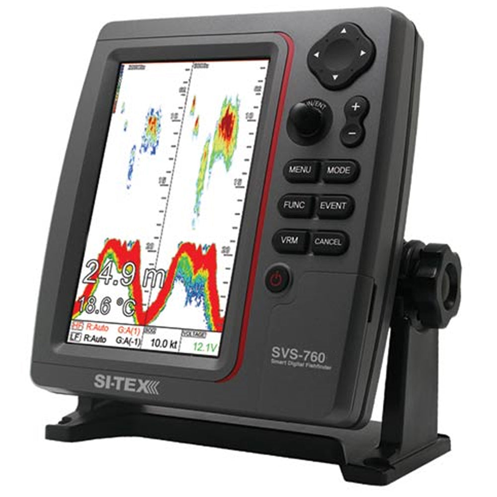 SI-TEX SVS-760 Dual Frequency Sounder - 600W — marine fishfinder only