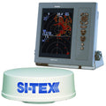 SI-TEX T-2041 Professional Dual Range Radar w/4kW 25" Dome - 10.4" Color TFT LCD Display — marine radars