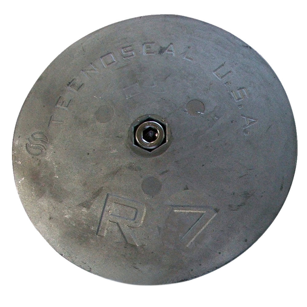 Tecnoseal R7 Rudder Anode - Zinc - 6-1/2" Diameter — marine anodes
