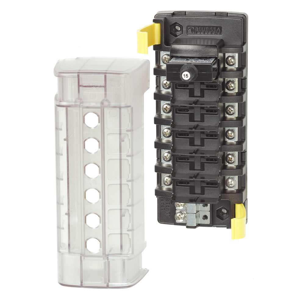 Blue Sea Systems Blue Sea 5050 ST CLB Circuit Breaker Block - 6 Position — marine circuit breakers