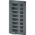 Blue Sea Systems Blue Sea 4309 WeatherDeck® 12V DC Waterproof Switch Panel - 8 Position — marine electrical panels