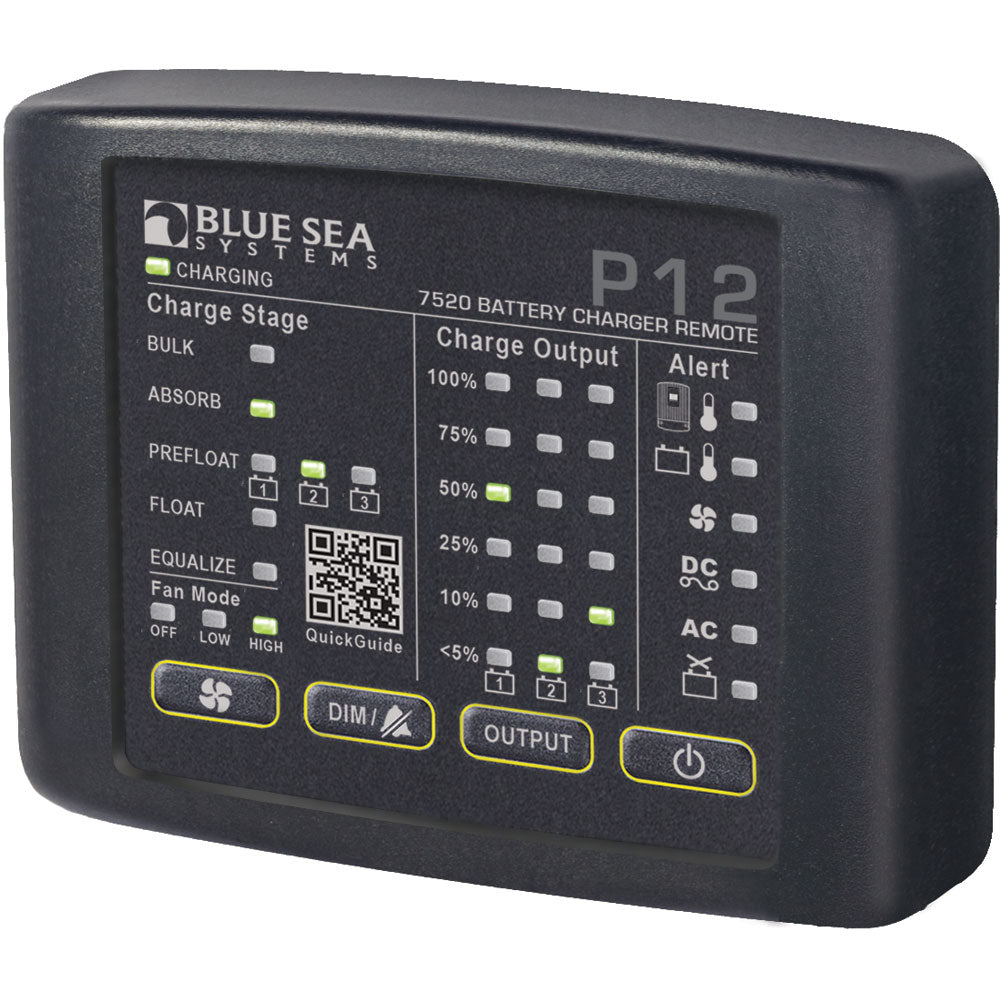 Blue Sea Systems Blue Sea 7520 P12 LED Remote f/Battery Chargers — marine battery chargers