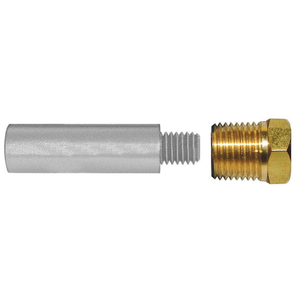 Tecnoseal E3 Pencil Zinc w/Brass Cap — marine anodes
