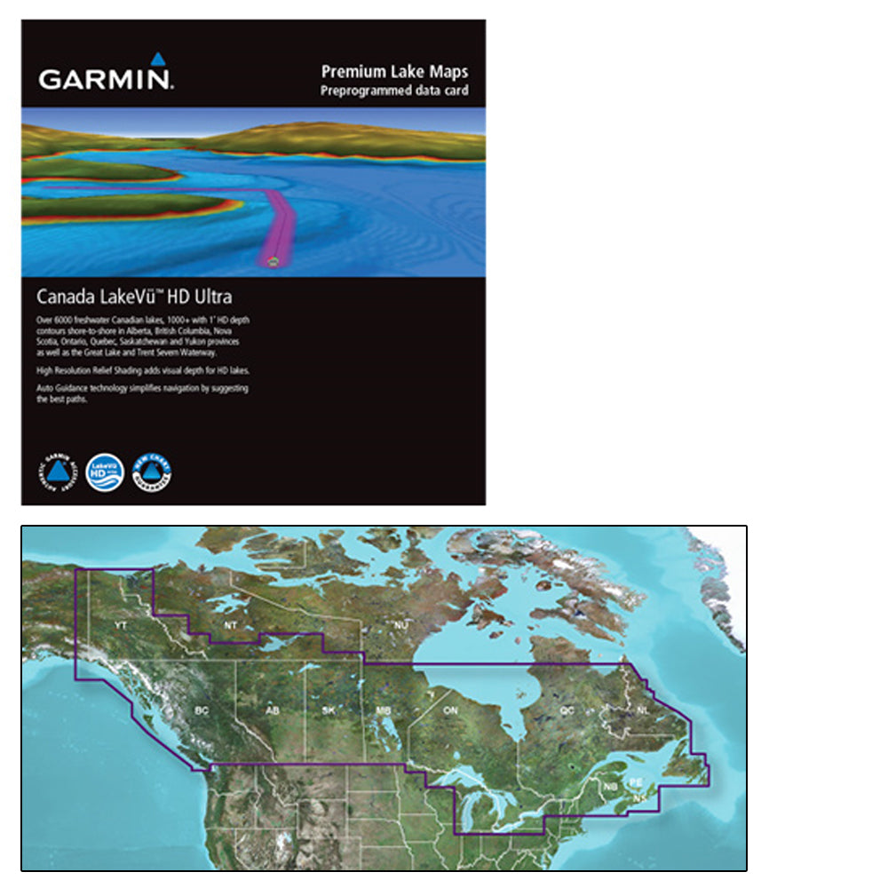 Garmin Canada LakeVü™ g3 Ultra - LVCA100F - microSD™/SD™ — marine garmin inland lakes