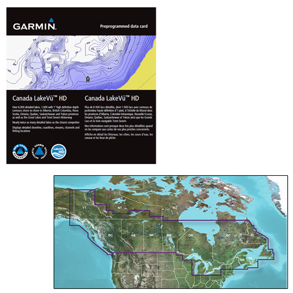 Garmin Canada LakeVü™ HD g3 - microSD™/SD™ — marine garmin inland lakes