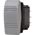 Blue Sea Systems Blue Sea 7944 Contura III Switch SPDT - (ON)-OFF-ON - Grey — marine switches & accessories