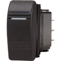 Blue Sea Systems Blue Sea 7945 Contura III Switch SPDT - (ON)-OFF-ON - Black — marine switches & accessories