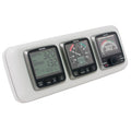 NavPod GP2301 InstrumentPod Precut w/3-3.6" Holes f/12" Guard — marine display mounts