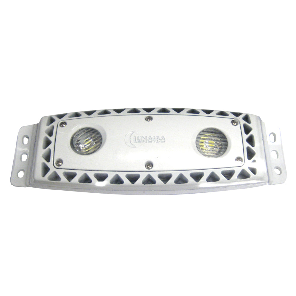 Lunasea Lighting Lunasea High Intensity Outdoor Dimmable LED Spreader Light - White - 1,100 Lumens — marine flood/spreader lights