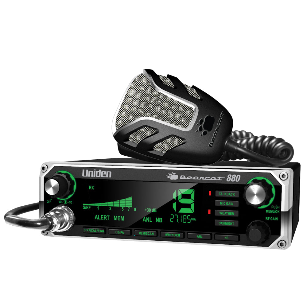 Uniden Bearcat 880 CB Radio w/7 Color Display Backlighting — marine cb radios