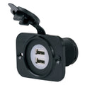 Marinco SeaLink® Deluxe Dual USB Charger Receptacle — marine accessories