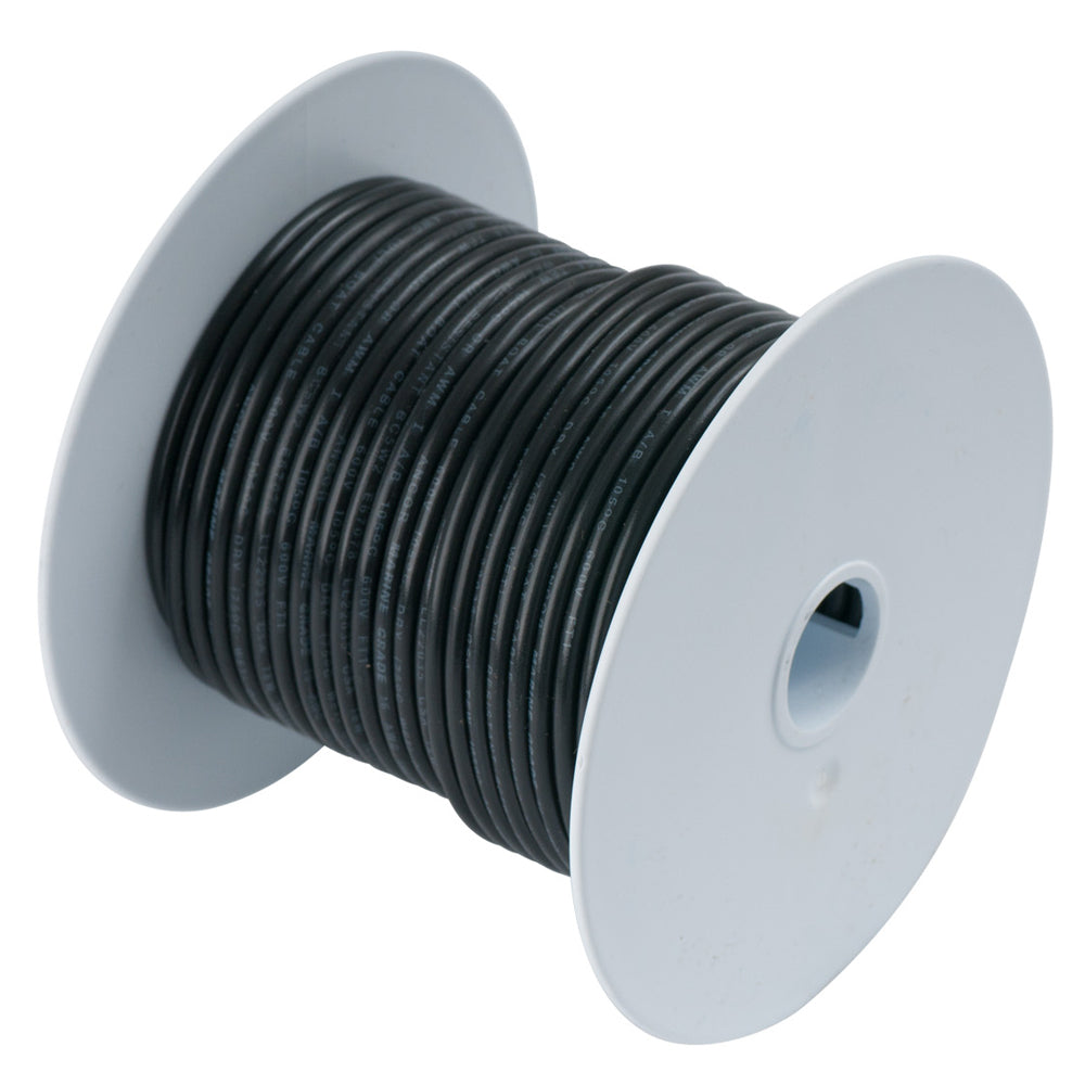 Ancor Black 14 AWG Tinned Copper Wire - 500' — marine wire