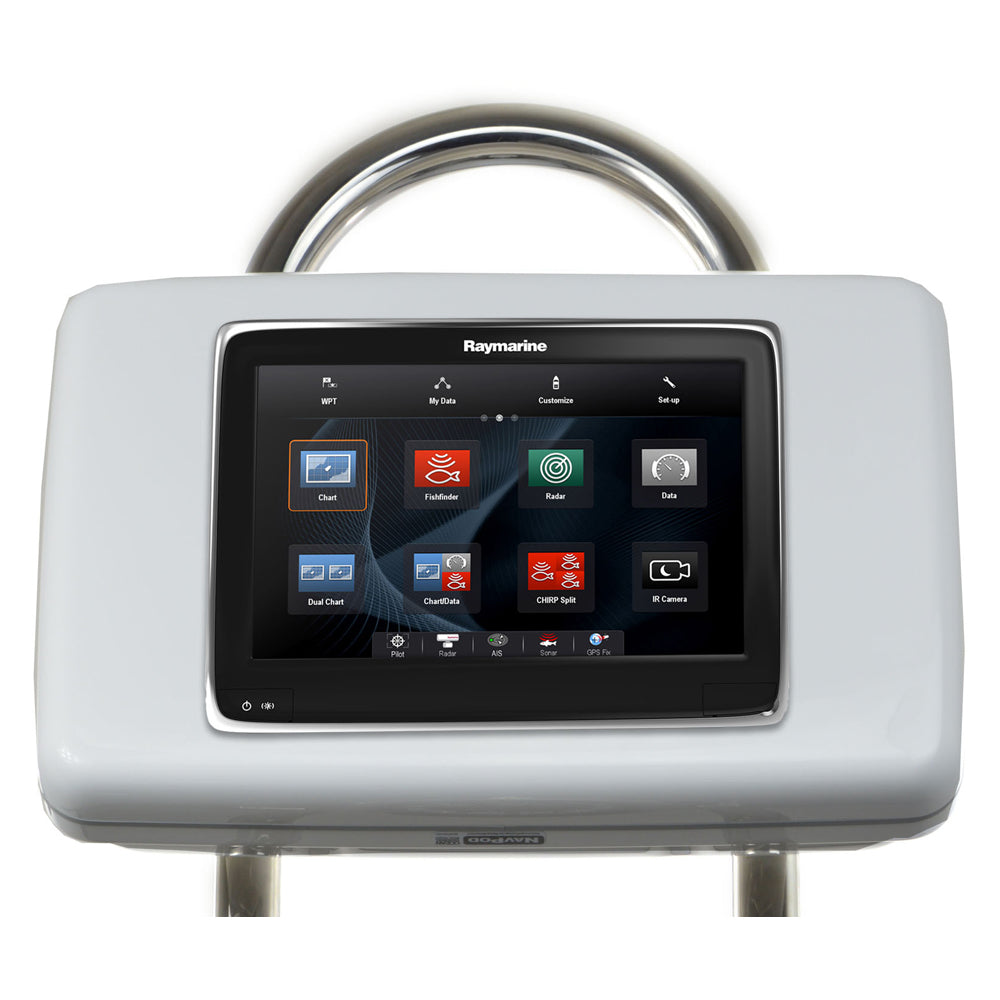 NavPod GP1204 SailPod Pre-Cut f/Raymarine a125 / a127 / a128 f/9.5" Wide Guard — marine display mounts