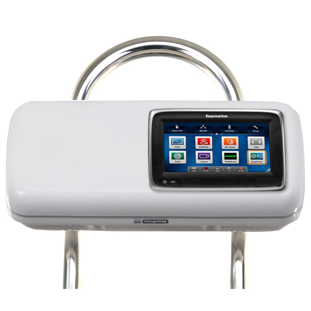 NavPod GP1503 SystemPod Pre-Cut f/Raymarine a75/a77/a78 w/Space On The Left f/9.5" Wide Guard — marine display mounts