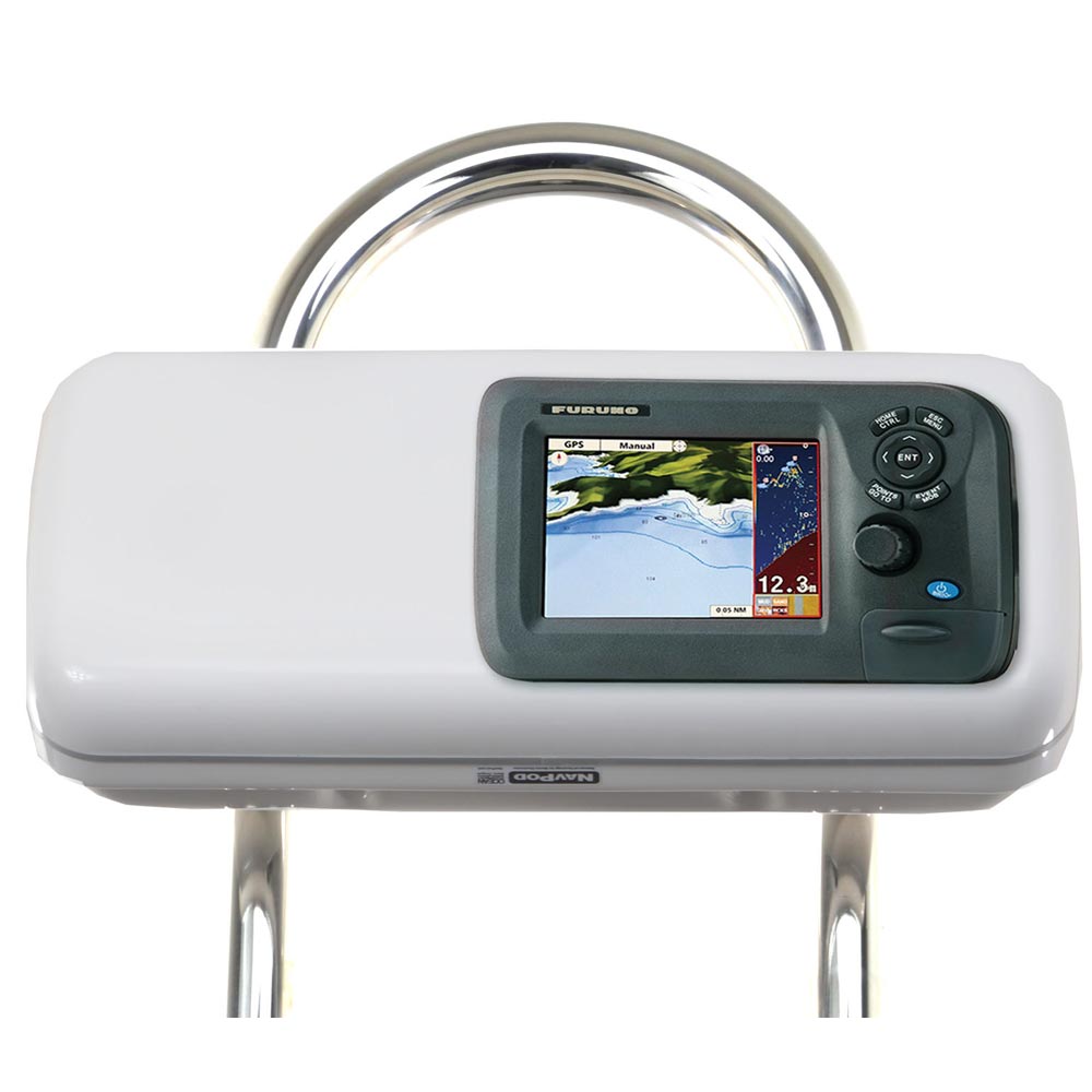 NavPod GP1505 SystemPod Pre-Cut f/Furuno GP1670/GP1670F 5.7" w/Space On The Left f/9.5" Wide Guard — marine display mounts