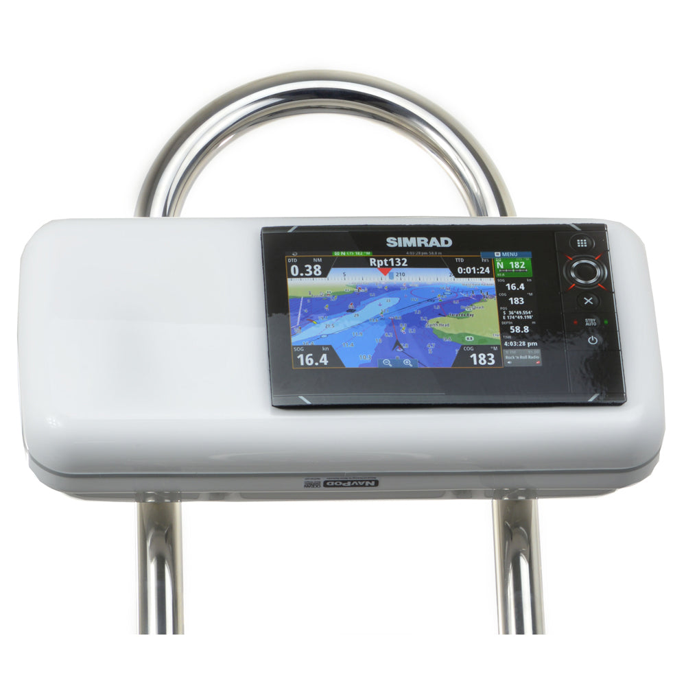 NavPod GP1506 SystemPod Pre-Cut f/Simrad NSS7 evo2 or B&G Zeus² 7 w/Space On The Left f/9.5" Wide Guard — marine display mounts